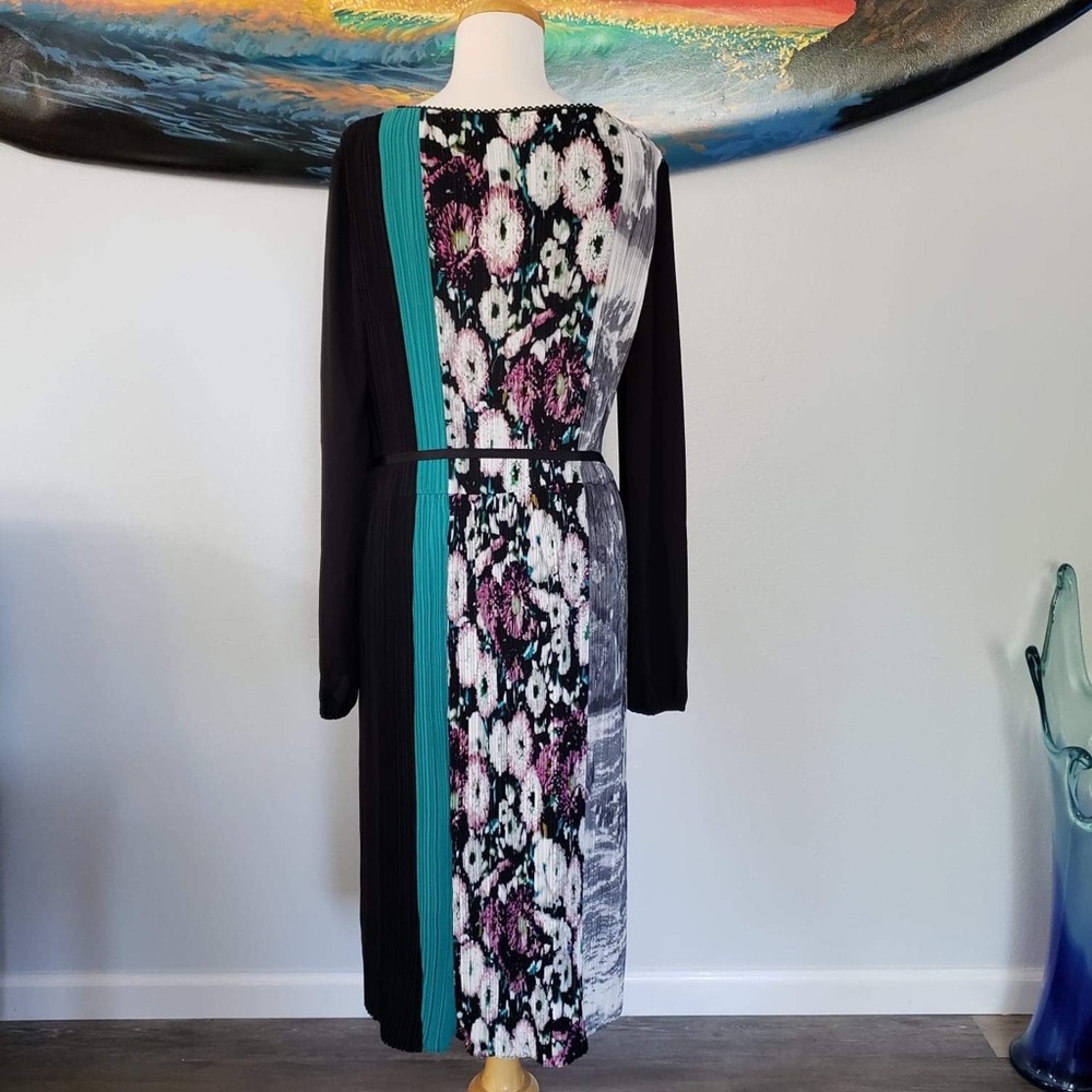 BcbgMaxAzria Evie pleated belted career dress - Picture 2 of 8
